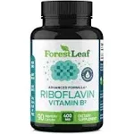 Vitamin B2 Riboflavin 400mg - 90 Capsules - Promotes Healthier Blood Nervous System Energy and Metabolism Non-GMO Gluten Free Daily Dietary