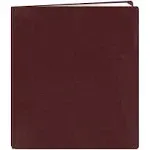 Pioneer Rich Bordeaux Family Treasures Fabric Post Bound Album 12"X15"