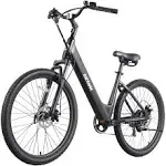 Gotrax 26" Electric Bike, Max Range 30Miles(Pedal-assist1) & 15.5/20Mph Power by 250/350W, 3 Riding Modes & Adjustable Seat, 7-Speed & Front Shock