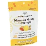 Wedderspoon Manuka Honey Lemon Ginger Lozenges (2.6 oz)