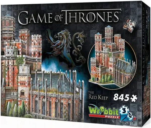 WREBBIT 3D - Game of Thrones The Red Keep 3D Jigsaw Puzzle (845 Piece) GOTRK