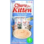 INABA Churu for Kittens, Grain-Free Creamy, Purée Lickable Cat Treats 