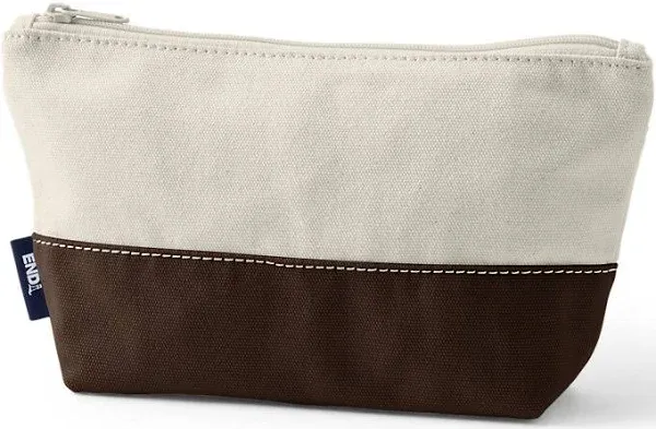 Lands' End Zipper Canvas Pouch