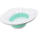 Portable Sitz Bath for Hemorrhoids - Collapsible, Wider Seating Area, Bowl