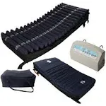 Medical MedAir Low Air Loss Mattress Replacement System with Alarm, 8" with Quilted Cover Fully Digital with Remote Control