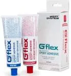 West System 655-8 G/flex Epoxy Adhesive, two 4.5 fl oz., White