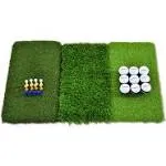 Rukket Mat Attack Tri-Turf Portable Golf Hitting 25in x 16in