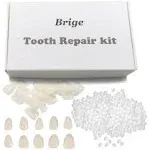 Brige Temporary Tooth Repair Kit for Filling The Missing Broken Tooth and Gaps-Moldable Fake Teeth and Thermal Beads Replacement Kit