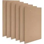 Bright Creations 1/4 in MDF Wood Chipboard Sheets for Crafts, Engraving, Painting (11x14 in, 6 Pack)