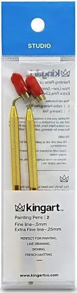 Kingart Fine Line Painting Pen Set of 2 Sizes