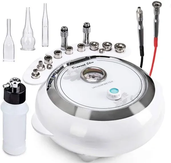 3 in 1 Diamond Microdermabrasion Machine TopDirect Facial Skin Care Salon Equipment w/Vacuum & Spray