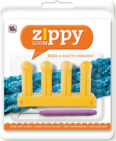  Children&#039;s Knitting Board Zippy Loom  890531001696 Scarves in Minutes FUN CRAFT