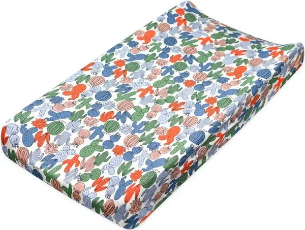 Honest Baby Organic Cotton Changing Pad Cover - Cactus