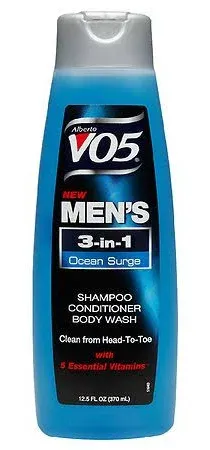 3 Pk, Alberto VO5 Men's 3-in-1 Shampoo Conditioner Body Wash , Ocean Surge 12 fl. oz.