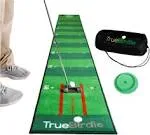 TrueBirdie Indoor Putting Green and Golf Mat with Travel Bag