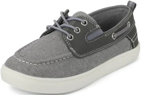 The Children's Place Boys Chambray Boat Shoes