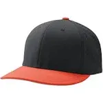 Champro HC1 Ultima Fitted Cap - BLACK/BLACK/ORANGE, L/XL