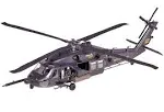 Academy 12115 AH-60L Dap Black Hawk Helicopter Plastic Model Kit