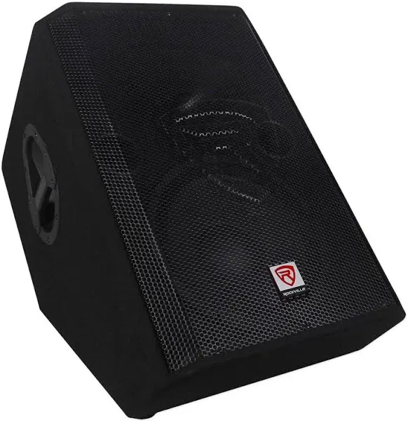 New Rockville RSM12P 12&#034; 1000 Watt 2-Way Passive Stage Floor Monitor Speaker