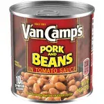 Van Camp's Pork and Beans, in Tomato Sauce - 8 oz