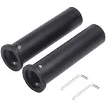 Olympic Adapter Sleeve (2 PCS), Converts 1" Standard Weight Plate Posts to 2" Olympic Weight Plate Posts, Suitable for 1" Standard Barbell Bars, Heavy Duty Nylon and Removable end Cap