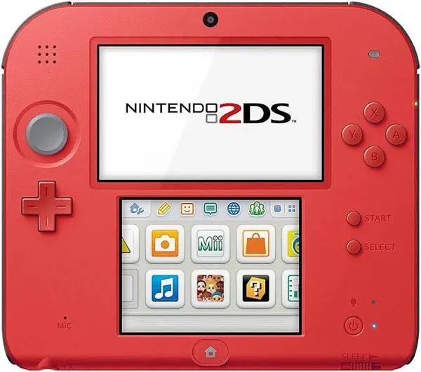 Nintendo Nintendo 2DS-Crimson Red 2 - Nintendo 2DS (Renewed)