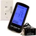 Skytech 5301 Timer/Thermost<wbr/>at Fireplace Remote Control w/ Backlit Touch Screen