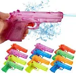 Playbees Water Blasters – 12-Pack of 6-Inch Fun for Ultimate Splashing Adventures