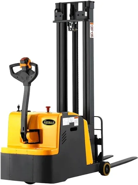 2200 lbs. Counterbalanced Walkie Stacker 118 in. Lift Height Full Electric Pallet Stacker