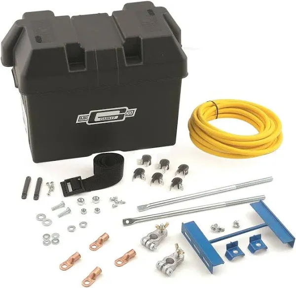 Mr Gasket 6279 Battery Box Kit, Trunk Mounted