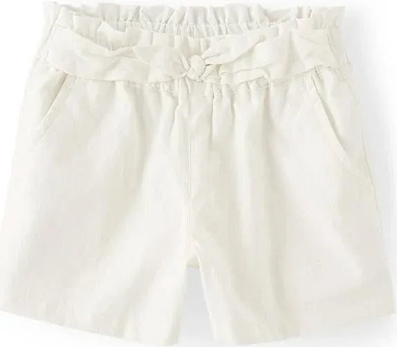 Gymboree Shorts, Girls size 8 with bow!! White New with tag nwt cute linen