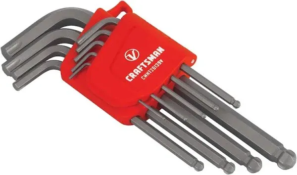 CRAFTSMAN V-SERIES Hex Key Allen Set, MM, 9 Piece (CMHT26139V)