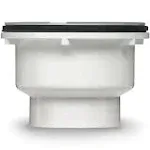 Oatey 42045 2" PVC Shower Module Drain with Stainless Steel Strainer