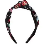 Vera Bradley Knotted Headband in Perennials Noir