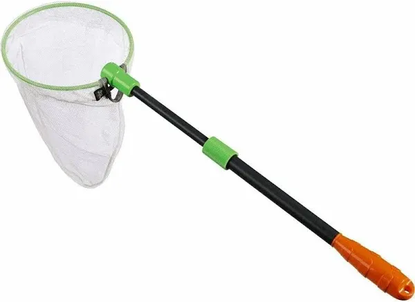 HABA Terra Kids - Scoop Net with Sturdy Adjustable Handle - Great for Land & Water