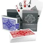 Bullets Playing Cards - Two Decks of Poker Cards - Waterproof Plastic - Easy to Read & Great Feel - Jumbo Index & Two Pips - Professional Playing