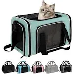 Top tasta Dog Cat Carrier Pet Carriers for Small Medium Large Cats Dogs Carrier Soft Sided Small Puppy Dog Carrier Portable Foldable Airline Approved Dog Cat Travel Carrier Grey Medium