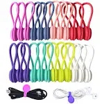 Reusable Twist Ties with Strong Magnet for Bundling and Organizing Cables,Hea...