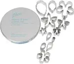 Ateco 4849 12-Piece Stainless Steel Flower and Leaf Cutter Set