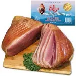 Rays Country Ham - 16 lb. - Whole Sliced Bone-In Country Ham - Blue Ridge Mountain Cured