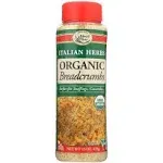 Edward & Sons Breadcrumbs, Organic, Italian Herbs - 15 oz