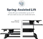 VariDesk Essential 36 - Two-Tier Standing Desk Converter for Monitor