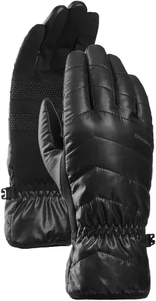 Head Women's Waterproof Hybrid Gloves (Large, Black)