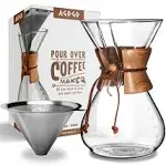 Agogo Classic Series Pour Over Coffeemaker Set with Filter