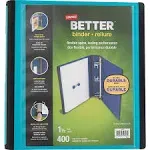 Staples 1.5" 3-Ring Better Binder Teal (13468-cc) 651742