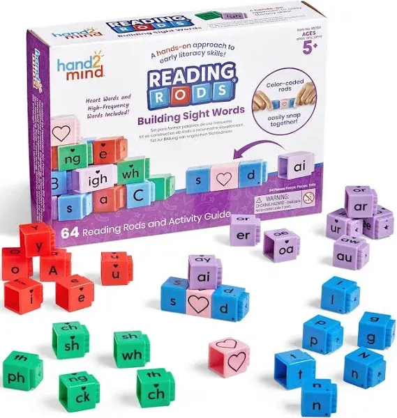 Reading Rods Building Sight Words