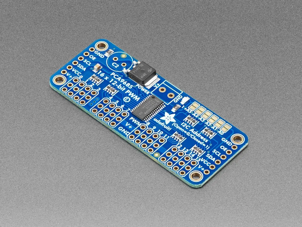 adafruit-Adafruit 16-Channel 12-Bit PWM/Servo Driver - I2C Interface