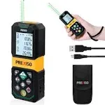 265Ft Laser Measure Rechargeable Green Beam Laser Measurement Tool Set