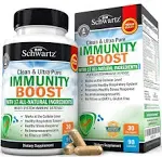 BIO Schwartz Immunity Boost Supplement with Elderberry, Vitamin A & More (90 Caps)