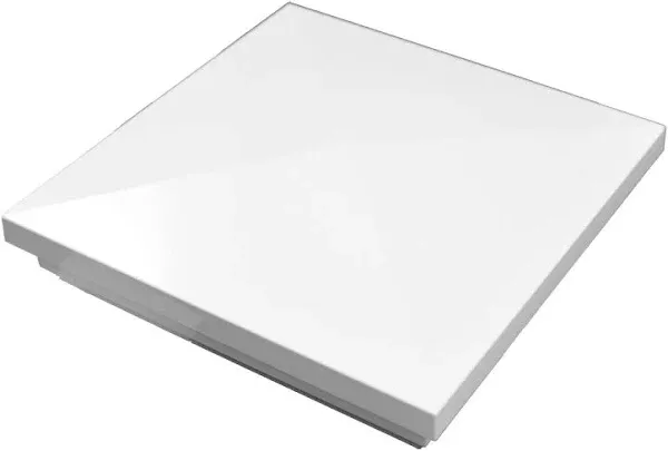 Weatherables 6x6 Post Cap – Weatherproof Premium Outdoor Vinyl Post Cover for Lasting Durability and Easy Installation on Vinyl Decks, Patios, Porches, or Mailbox Posts (New England, White)